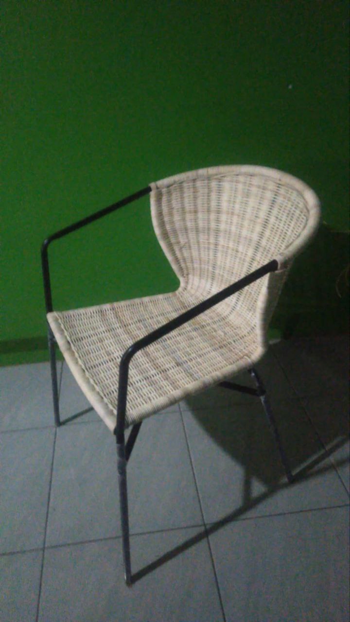 Rattan Metal Frame Chair