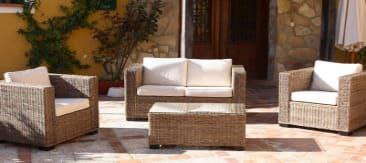 Rattan Outdoor Living Set