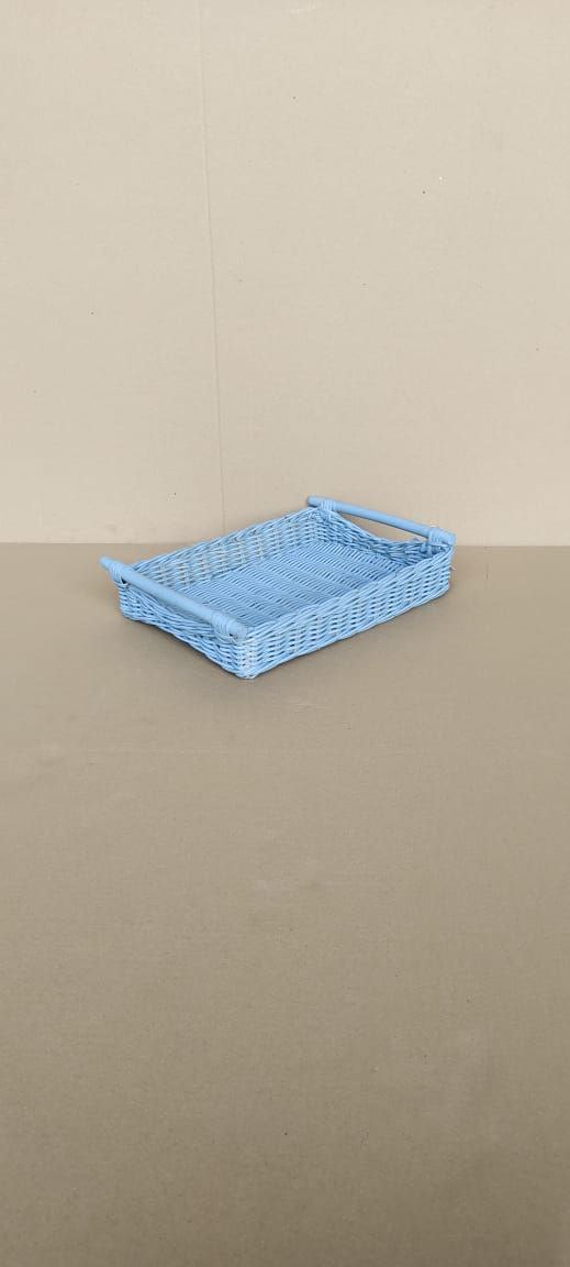 Woven Blue Serving Tray