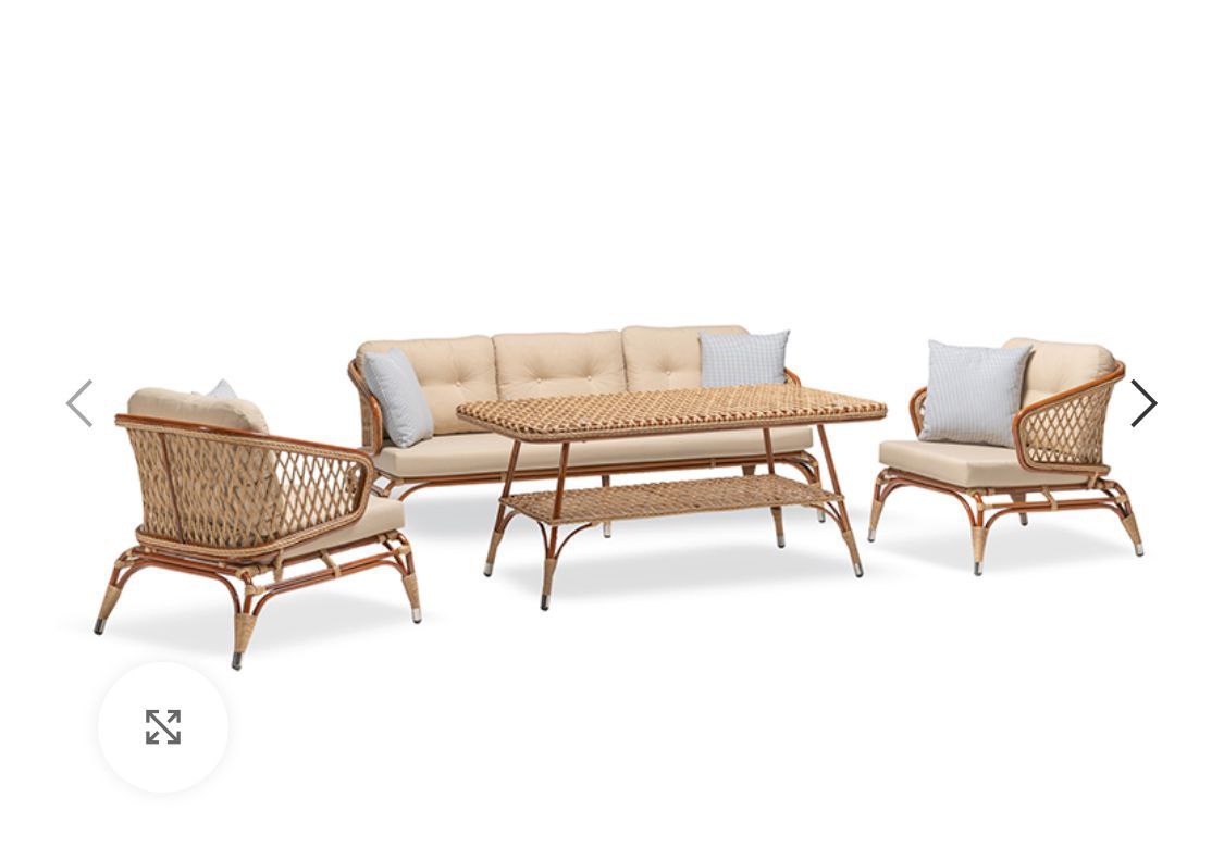 Rattan Living Room Set