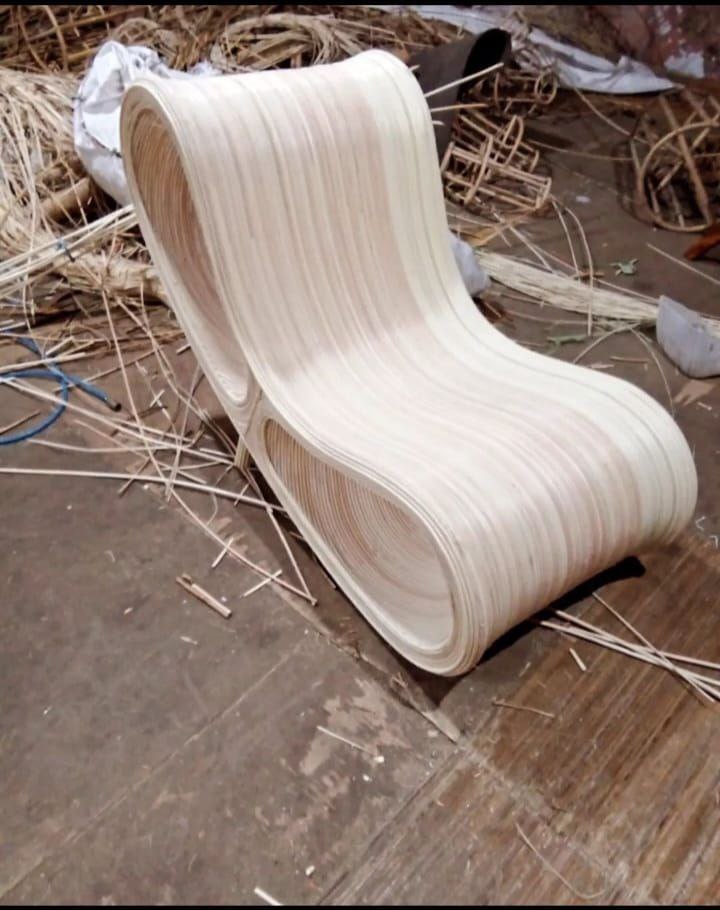Bamboo Wave Chair